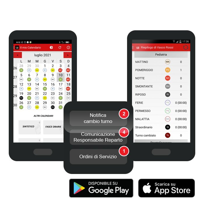 Look&Go App turni di lavoro Android e iOS
